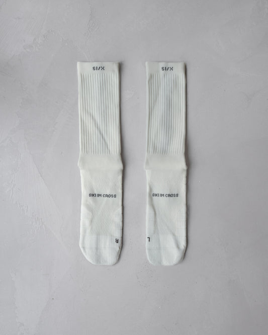 2 PACK SOCKS Bone / White