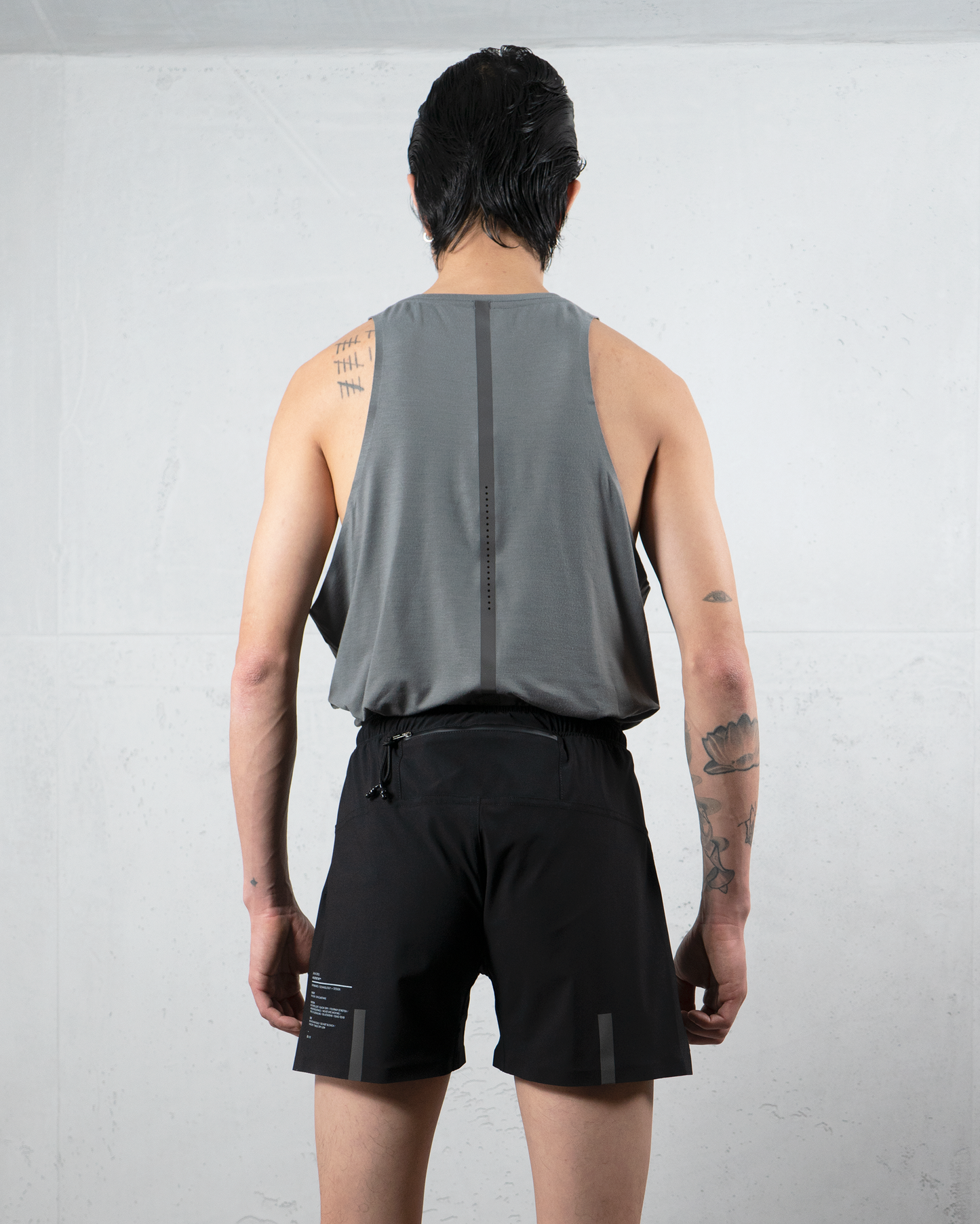 RUN TANK GREY